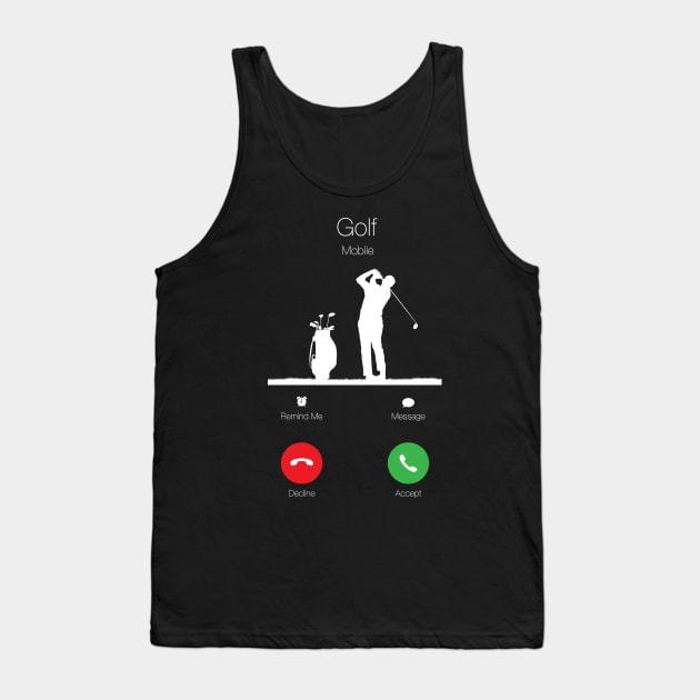 Golf is Calling Tank Top by golf365